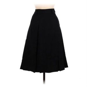 Nina Ricci Women Black Wool Skirt 40 French